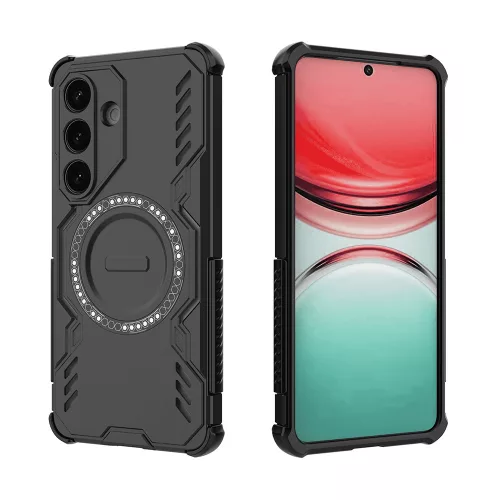 Techsuit - ArmorMag ütésálló tok - Samsung Galaxy S26 - Fekete