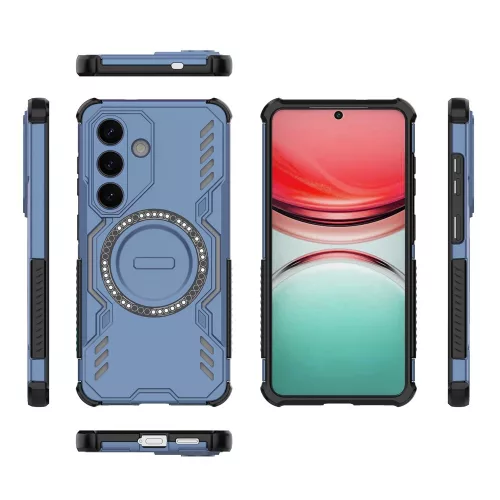Techsuit - ArmorMag ütésálló tok - Samsung Galaxy S26 Plus - Kék