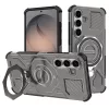 Techsuit - Carbon Shield PRO ütésálló tok - Samsung Galaxy S26 - Átlátszó fekete