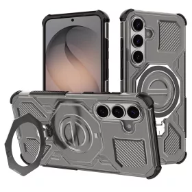   Techsuit - Carbon Shield PRO ütésálló tok - Samsung Galaxy S26 - Átlátszó fekete