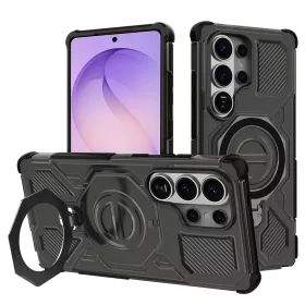   Techsuit - Carbon Shield PRO ütésálló tok - Samsung Galaxy S26 Ultra - Fekete