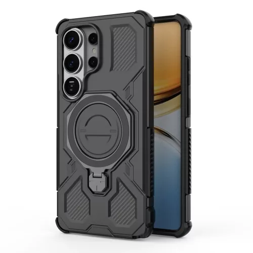 Techsuit - Carbon Shield PRO ütésálló tok - Samsung Galaxy S26 Ultra - Fekete