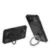 Techsuit - Carbon Shield PRO ütésálló tok - Samsung Galaxy S26 Ultra - Kék átlátszó