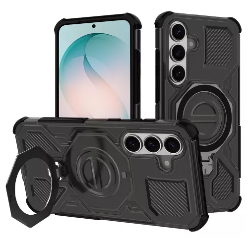 Techsuit - Carbon Shield PRO ütésálló tok - Samsung Galaxy S26 Plus - Fekete