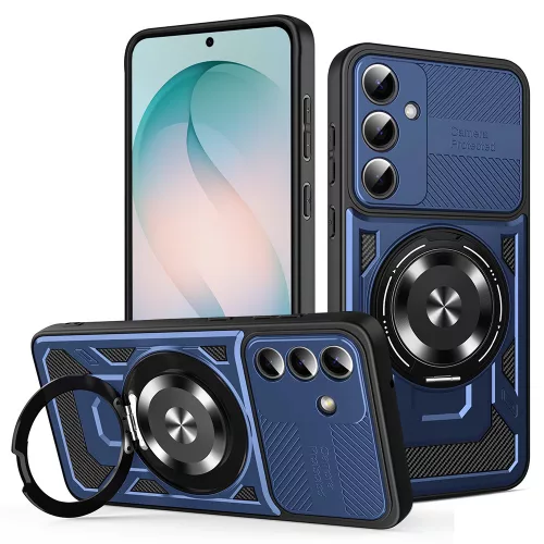 Techsuit - RuggedCam ütésálló tok - Samsung Galaxy S26 Plus - Kék
