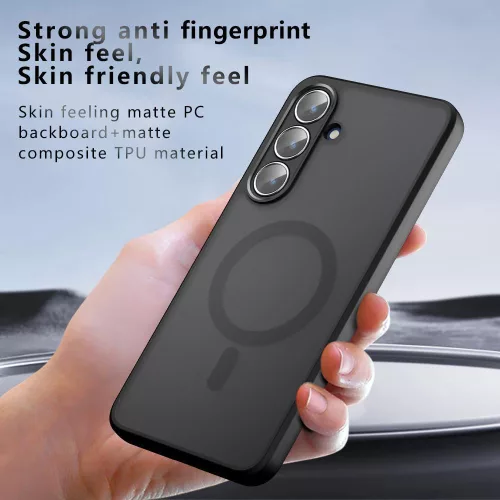 Techsuit - PureFrost MagSafe Ütésálló tok Ütésálló tok - Samsung Galaxy S26 - Matt fekete