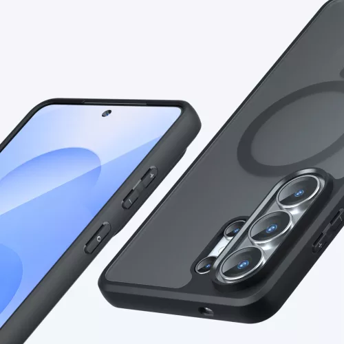 Techsuit - PureFrost MagSafe Ütésálló tok Ütésálló tok - Samsung Galaxy S26 Ultra - Matt fekete