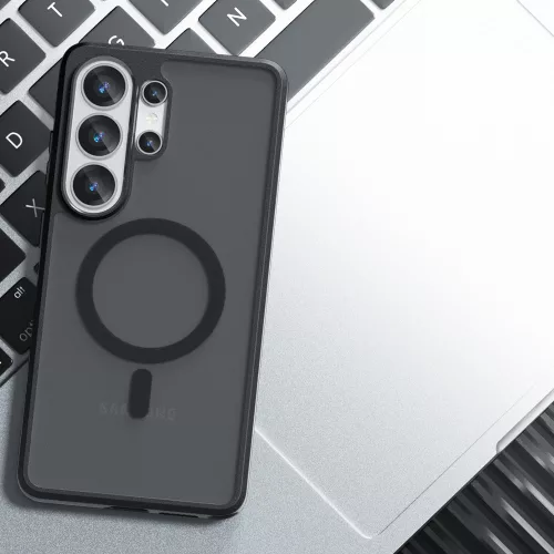 Techsuit - PureFrost MagSafe Ütésálló tok Ütésálló tok - Samsung Galaxy S26 Ultra - Matt fekete