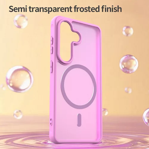 Techsuit - HaloFrost II MagSafe tok - Samsung Galaxy S26 - Rózsaszín