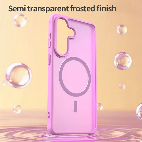 Techsuit - HaloFrost II MagSafe tok - Samsung Galaxy S26 Plus - Rózsaszín