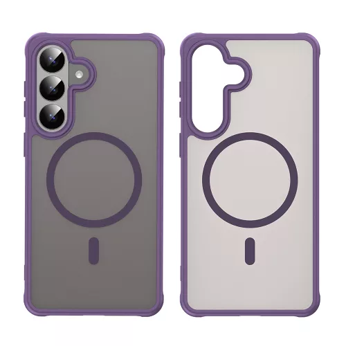 Techsuit - HaloFrost II MagSafe tok - Samsung Galaxy S26 Plus - Lila