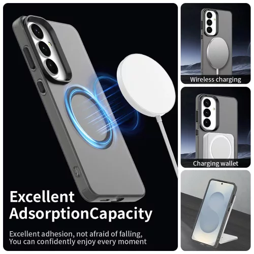 Techsuit - CandyCase MagSafe tok - Samsung Galaxy S26 - Fekete