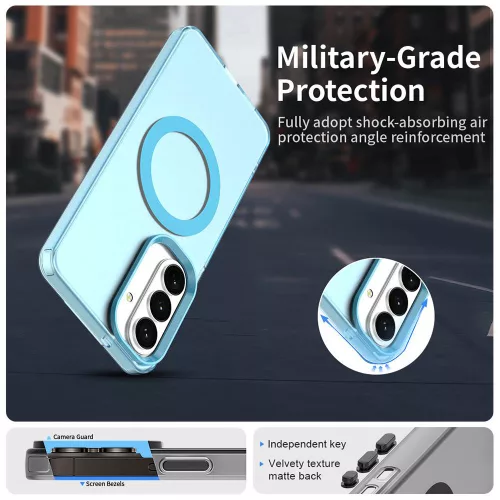 Techsuit - CandyCase MagSafe tok - Samsung Galaxy S26 - Kék