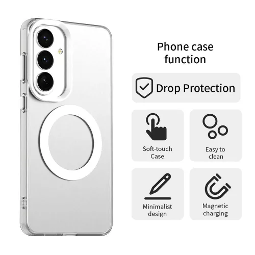 Techsuit - CandyCase MagSafe tok - Samsung Galaxy S26 Plus - Fehér