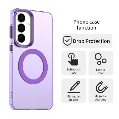 Techsuit - CandyCase MagSafe tok - Samsung Galaxy S26 Plus - Lila