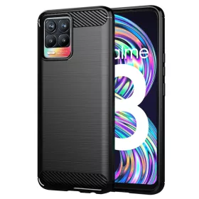   Techsuit - Carbon szilikon tok - Realme 8 4G / 8 Pro 4G - Fekete