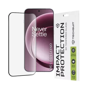   Techsuit - 111D Full Cover / Full Glue üvegfólia - OnePlus 15 - Fekete széllel