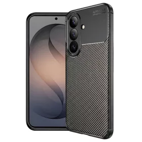   Techsuit - CarbonFiber szilikon tok - Samsung Galaxy S26 - Fekete