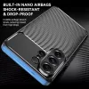 Techsuit - CarbonFiber szilikon tok - Samsung Galaxy S26 Ultra - Fekete