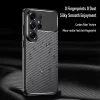 Techsuit - CarbonFiber szilikon tok - Samsung Galaxy S26 Ultra - Fekete