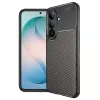 Techsuit - CarbonFiber szilikon tok - Samsung Galaxy S26 Plus - Fekete