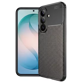   Techsuit - CarbonFiber szilikon tok - Samsung Galaxy S26 Plus - Fekete