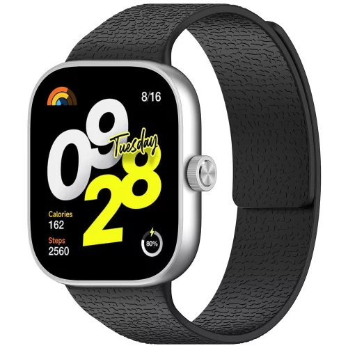 Techsuit - Watchband (W016) - Xiaomi Smart Band 10 Pro/9 Pro/8 Pro/Redmi Watch 4/Watch 5/Watch 6 - Black