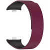 Techsuit - Watchband (W016) - Xiaomi Smart Band 10 Pro/9 Pro/8 Pro/Redmi Watch 4/Watch 5/Watch 6 - Wine Red / Black