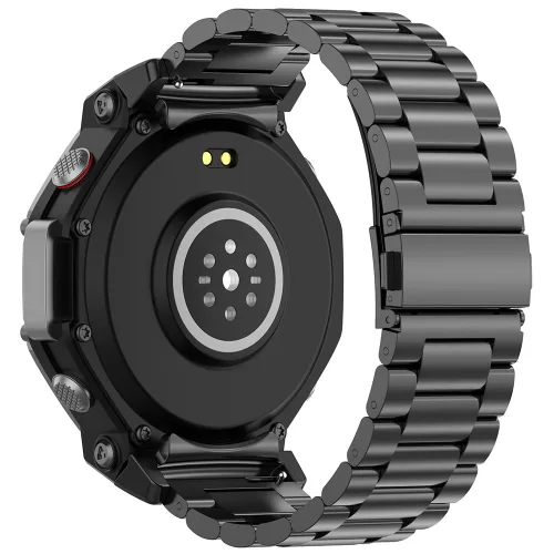 Techsuit - Watchband (W010) - Amazfit T-Rex 3 - Fekete