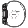 Techsuit - Watchband (W010) - Amazfit T-Rex 3 - Fekete