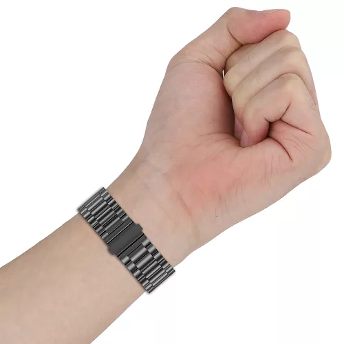 Techsuit - Watchband (W010) - Amazfit T-Rex 3 - Fekete