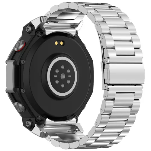 Techsuit - Watchband (W010) - Amazfit T-Rex 3 - Silver