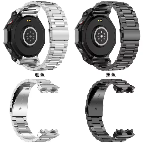 Techsuit - Watchband (W010) - Amazfit T-Rex 3 - Silver