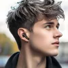 Borofone - Shine vezeték nélküli fülhallgató (FQ1) - Bluetooth V5.4, TWS, 320mAh, Multipoint, számvezérlés, Siri aktiválás - fekete