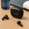 Borofone - Shine vezeték nélküli fülhallgató (FQ1) - Bluetooth V5.4, TWS, 320mAh, Multipoint, számvezérlés, Siri aktiválás - fekete