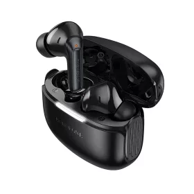   Borofone - Vezeték nélküli fülhallgató Peaceful (FQ9 Plus) - Bluetooth V5.4, ANC + ENC technológiák, 300mAh, Érintésvezérlés - Fekete