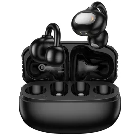   Borofone - Joy vezeték nélküli fülhallgató (FQ14) - Bluetooth V5.4, Valódi vezeték nélküli, Érintésvezérlés, 300mAh - Fekete