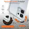 Techsuit - Shockproof Átlátszó Ütésálló Szilikon tok - Oppo A6 Pro 4G / A6 Pro 5G - Átlátszó