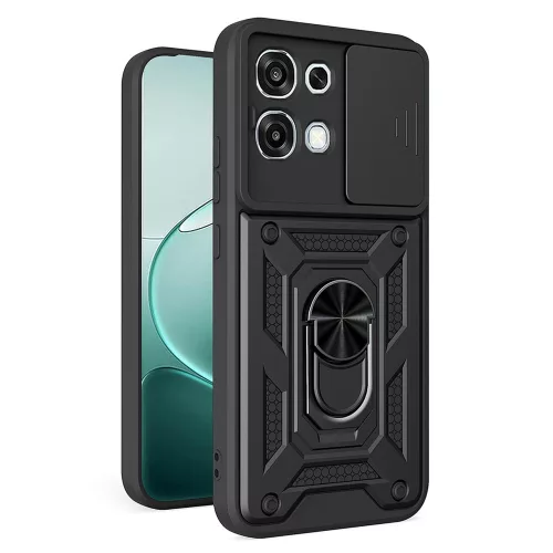 Techsuit - CamShield ütésálló tok - Oppo A6 Pro 4G / A6 Pro 5G - Fekete