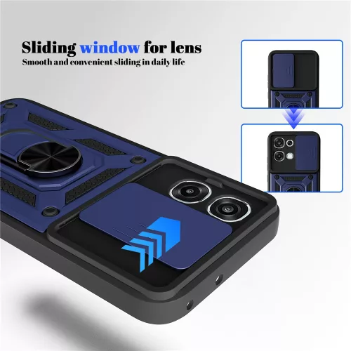 Techsuit - CamShield ütésálló tok - Oppo A6 Pro 4G / A6 Pro 5G - Fekete