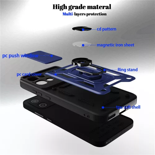 Techsuit - CamShield ütésálló tok - Oppo A6 Pro 4G / A6 Pro 5G - Fekete