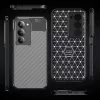 Techsuit - CarbonFiber szilikon tok - Xiaomi Redmi 15 4G / Redmi 15 5G - Fekete