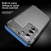 Techsuit - CarbonFiber szilikon tok - Xiaomi Redmi 15 4G / Redmi 15 5G - Fekete