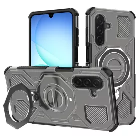   Techsuit - Carbon Shield PRO ütésálló tok - Samsung Galaxy A17 5G / A17 4G / M17 / F17 - Átlátszó fekete