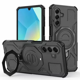   Techsuit - Carbon Shield PRO ütésálló tok - Samsung Galaxy A16 4G / A16 5G - Fekete