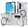 Techsuit - Carbon Shield PRO ütésálló tok - Samsung Galaxy A16 4G / A16 5G - Kék átlátszó