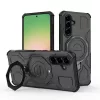 Techsuit - Carbon Shield PRO ütésálló tok - Samsung Galaxy A56 5G - Fekete