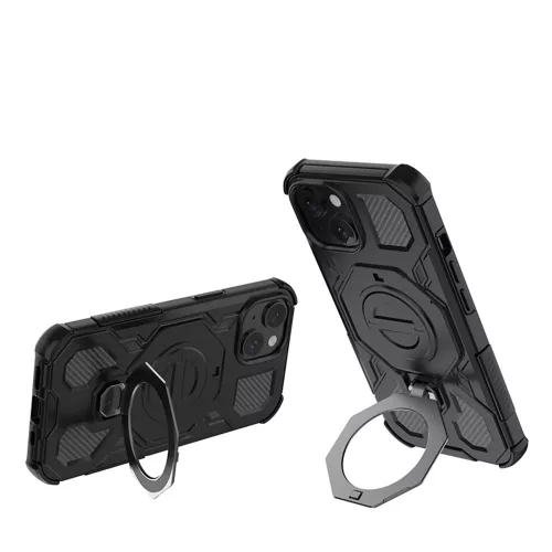 Techsuit - Carbon Shield PRO ütésálló tok - Xiaomi 15T - Fekete
