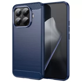Techsuit - Carbon szilikon tok - Xiaomi 15T Pro - Kék