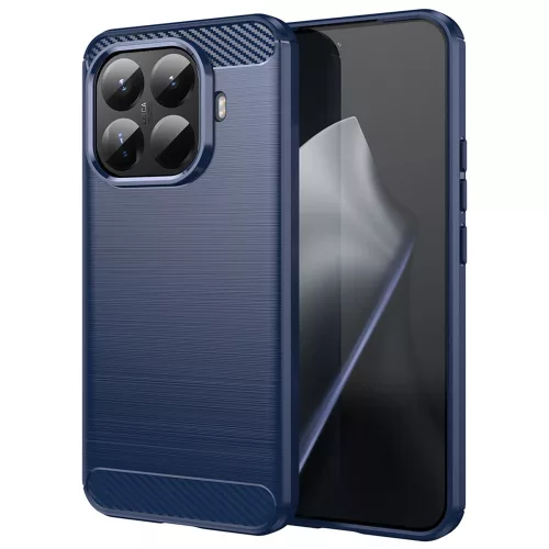 Techsuit - Carbon szilikon tok - Xiaomi 15T Pro - Kék